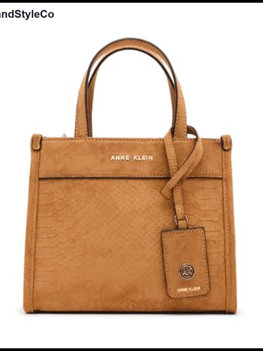 Textured Faux Suede Mini Tote Satchel Handbag Purse
